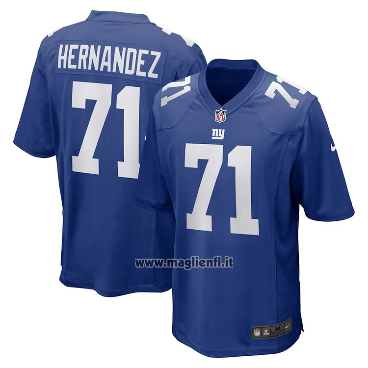 Maglia NFL Game New York Giants Will Hernandez Blu
